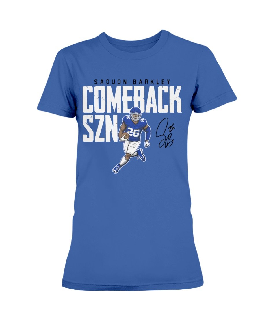 regular_877150b9-4039-41ae-ae52-8d0c2373a837 COMEBACK SZN SHIRT SAQUON BARKLEY New York Giants