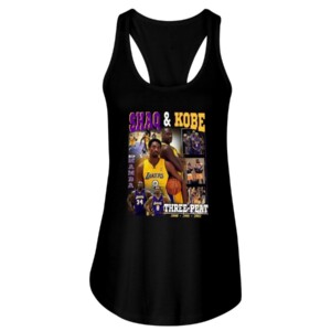 SHAQ AND KOBE THREE-PEAT Los Angeles Lakers