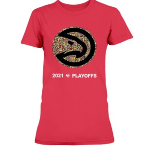 HAWKS 2021 PLAYOFFS SHIRT Hawks Stained-Glass Logo Atlanta Hawks 2021 NBA Playoffs