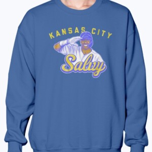 KANSAS CITY SALVY SALUTE SHIRT Salvador Perez - Kansas City Royals