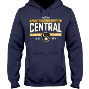 2021 NATIONAL LEAGUE Central Division Champions Shirt Milwaukee Brewers