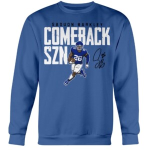 COMEBACK SZN SHIRT SAQUON BARKLEY New York Giants