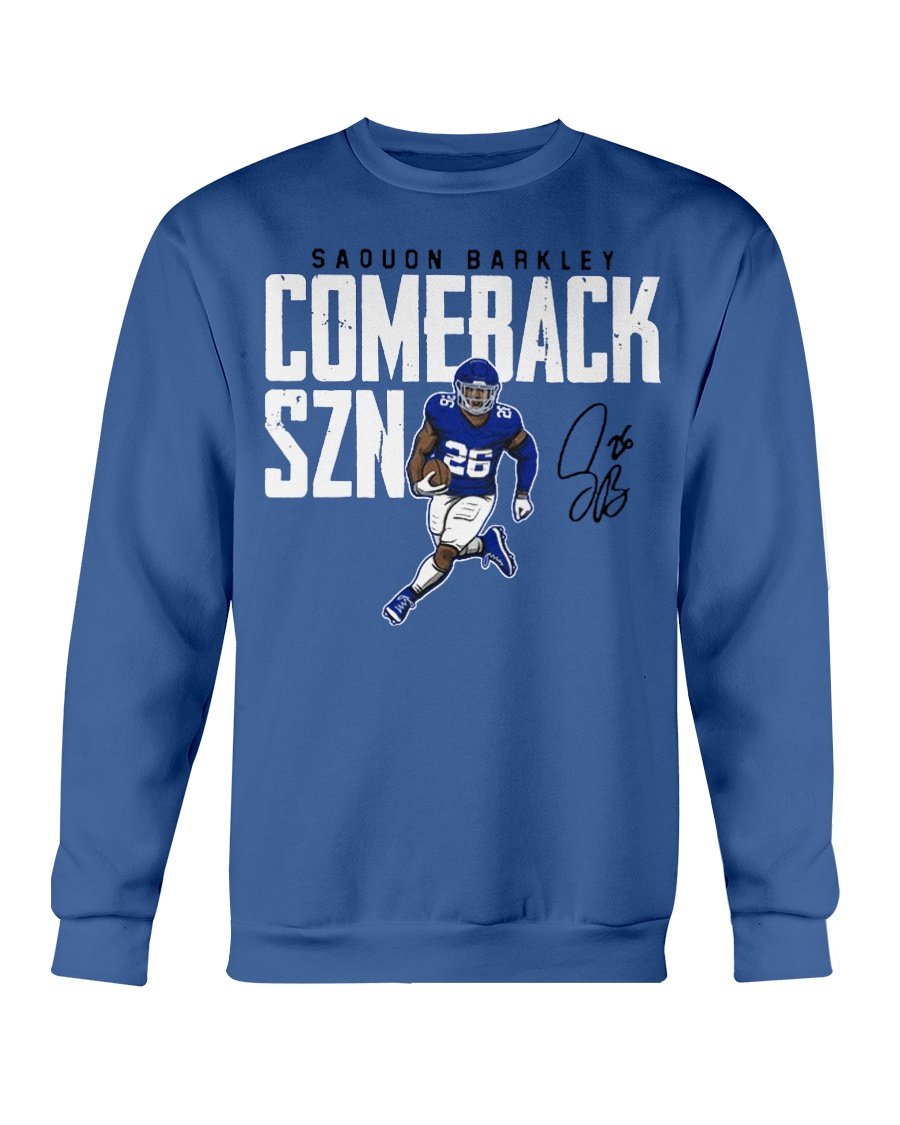 regular_8bf51c29-5c1e-4823-ac5f-1bfa692ee7fa COMEBACK SZN SHIRT SAQUON BARKLEY New York Giants