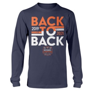BACK-TO-BACK CHAMPS SHIRT Virginia Cavaliers Lacrosse 2021 NCAA Nation Champions