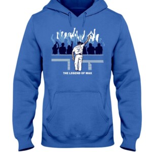 L.A. CURTAIN CALL SHIRT THE LEGEND OF MAX Max Scherzer Los Angeles Dodgers