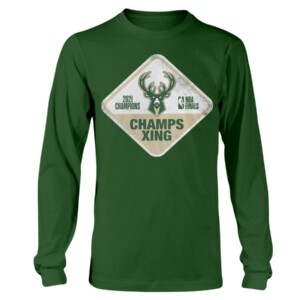 2021 Finals Champions Champs Xing T-Shirt Milwaukee Bucks 2021 NBA Finals Champions