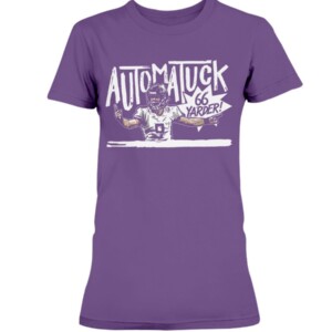 AUTOMATUCK 66 YARDER SHIRT JUSTIN TUCKER Baltimore Ravens