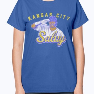 KANSAS CITY SALVY SALUTE SHIRT Salvador Perez - Kansas City Royals