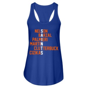 NEW YORK SAINTS NAMES SHIRT Orleans Saints - New York Islanders - Islanders name Saint Roster Brock Nelson - Mathew Barzal - Kyle Palmieri - Matt Martin - Cal Clutterbuck - Casey Cizikas
