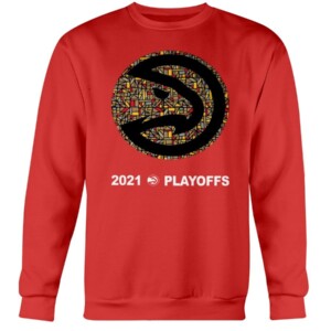 HAWKS 2021 PLAYOFFS SHIRT Hawks Stained-Glass Logo Atlanta Hawks 2021 NBA Playoffs