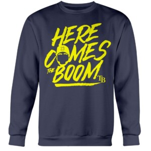 HERE COMES THE BOOM SHIRT Nelson Cruz Tampa Bay Rays