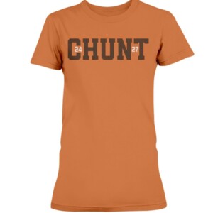 CHUNT 24 - 27 SHIRT Nick Chubb and Kareem Hunt Cleveland Browns