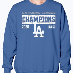 Los Angeles Dodgers 2020 National League Champions Bloop Single Roster T-Shirt