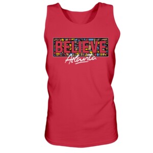 BELIEVE ATLANTA SHIRT Hawks Stained-Glass Logo Atlanta Hawks 2021 NBA Playoffs