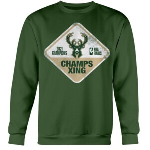 2021 Finals Champions Champs Xing T-Shirt Milwaukee Bucks 2021 NBA Finals Champions