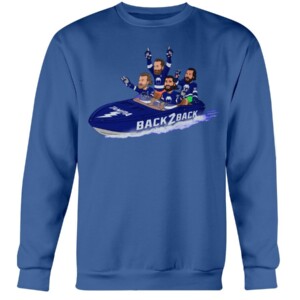 BACK 2 BACK BOAT SHIRT Patrick Maroon Nikita Kucherov Steven Stamkos Victor Hedman Tampa Bay Lightning 2021 Stanley Cup Champions