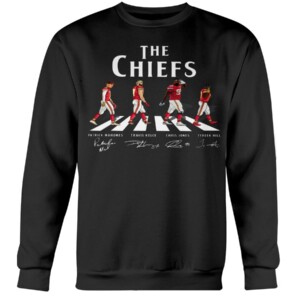 Kansas City Chiefs The Chiefs Abbey Road Signatures Shirt Kansas City Chiefs 2020 AFC Champions T-Shirt Super Bowl 2021 LV Champions