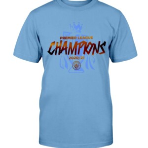 Manchester City Premier League 2020 -2021 Champions Shirt