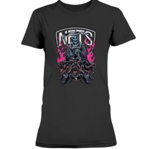 The Brooklyn Three Shirt Kevin Durant Kyrie Irving James Harden Brooklyn Nets The Death Skull Skeleton