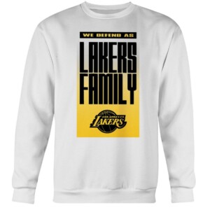 We Defend As Lakers Family Shirt 2021 NBA Playoffs - Los Angeles Lakers