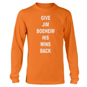 GIVE JIM BOEHEIM HIS WINS BACK SHIRT Tyler Lydon Syracuse Orange men's basketball Jim Boeheim