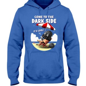 COME TO THE DARK SIDE - IT'S COOL SHIRT COOLER ON THE DARK SIDE FUNNY Darth Vader In The Sea Star Wars