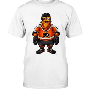 Gritty shirt Cam Atkinson Philadelphia Flyers Atkinson wears Gritty shirt in media availability after trade to Flyers