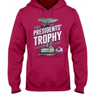 2021 Presidents' Trophy T-Shirt Colorado Avalanche
