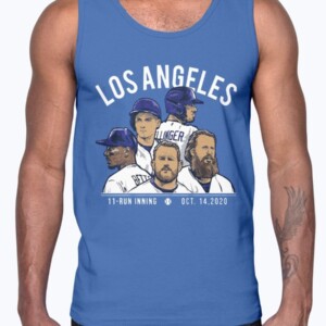 LOS ANGELES 11 - RUN INNING SHIRT  LOS ANGELES DODGERS