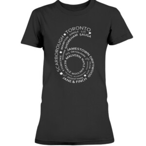 TORONTO 6 SIDE T-SHIRT Chris Boucher Toronto Raptors Bouchier’s “6” shirt