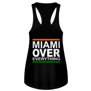 MIAMI OVER EVERYTHING SHIRT Coach David Cooney Miami Hurricanes football