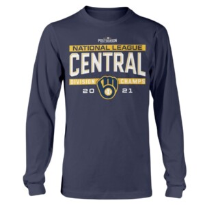 2021 NATIONAL LEAGUE Central Division Champions Shirt Milwaukee Brewers