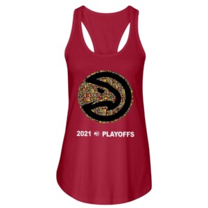 HAWKS 2021 PLAYOFFS SHIRT Hawks Stained-Glass Logo Atlanta Hawks 2021 NBA Playoffs