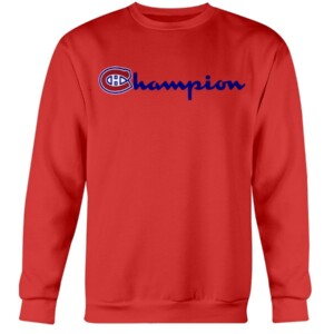 Champion Canadiens Shirt Montreal Canadiens 2021 Stanley Cup Champions - Champion Logo