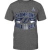 Double Trophy T-Shirt Tampa Bay Lightning 2021 Stanley Cup Champions