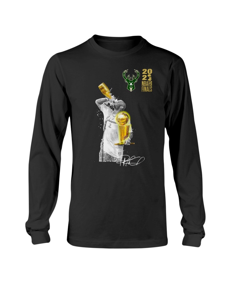 regular_b5b064ef-ec0e-4657-b967-f959c3af5789 Tucker chugging and spitting out Champagne Shirt P.J. Tucker Milwaukee Bucks 2021 NBA Finals Champions