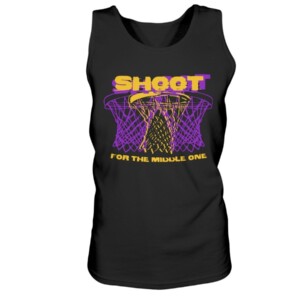 SHOOT FOR THE MIDDLE ONE SHIRT Los Angeles Lakers