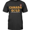 2020 Summer Olympics Women's Canada Soccer Gold Medal T-Shirt