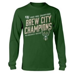 BREW CITY CHAMPIONS SHIRT Milwaukee Bucks 2021 NBA Finals Champions