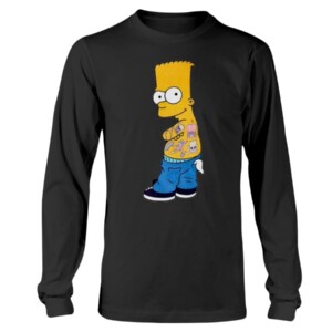 El Bart Shirt Bart Simpson El regreso del culichi Los Angeles Dodgers Julio Urías