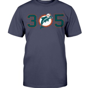 305 T-Shirt Miami Dolphins