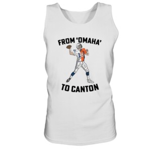 PM HOF SHIRT FROM 'OMAHA' TO CANTON Peyton Manning Indianapolis Colts Denver Broncos Tennessee volunteers football