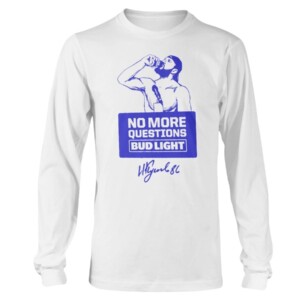 NO MORE QUESTIONS SHIRT BUD LIGHT NIKITA KUCHEROV Tampa Bay Lightning Tampa Bay Lightning Championship