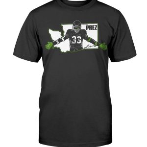 Jamal Adams: Prez T-Shirt + Hoodie, Seattle Seahawks