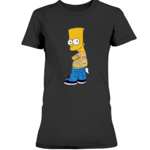 El Bart Shirt Bart Simpson El regreso del culichi Los Angeles Dodgers Julio Urías