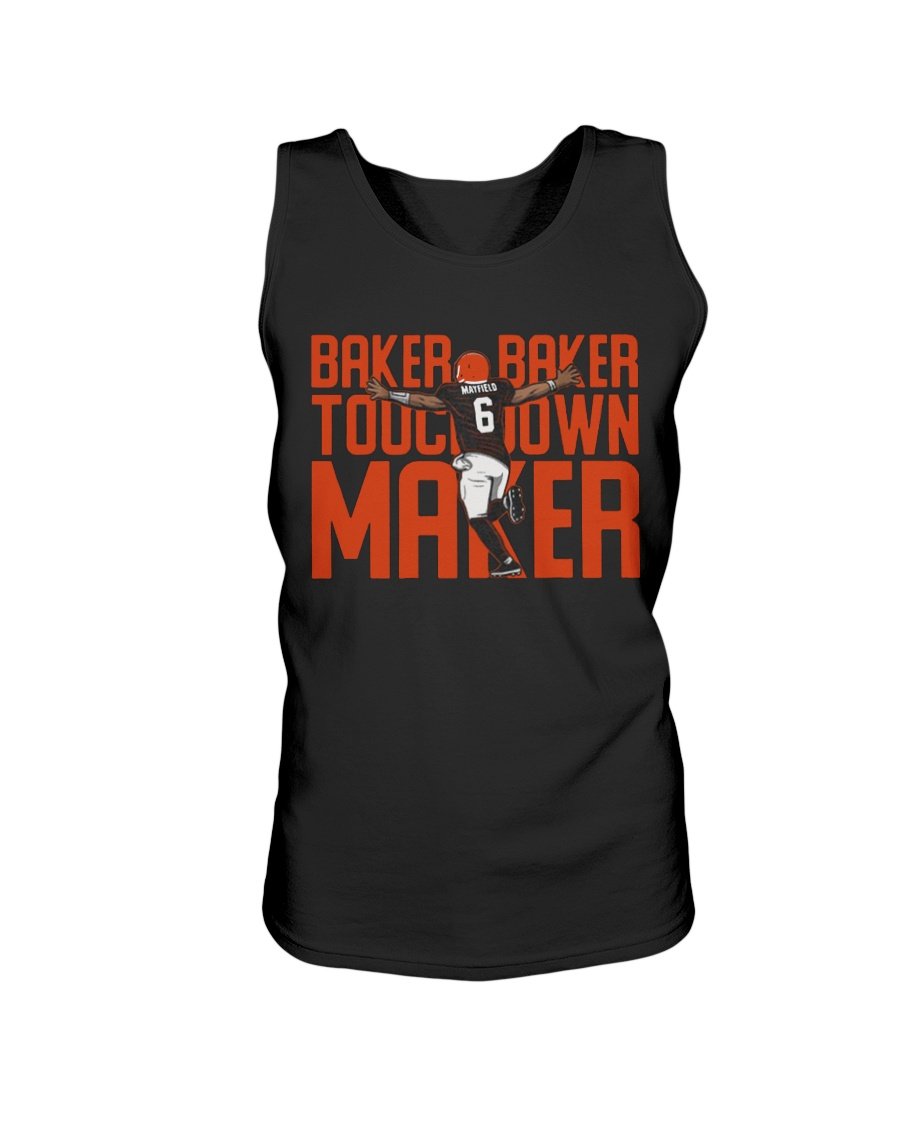 regular_bfc4a57a-ac7a-4151-830f-396059c991b4 BAKER BAKER TOUCHDOWN MAKER SHIRT Baker Mayfield Cleveland Browns