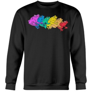 RAINBOW GAY FROG T-SHIRT LGBT