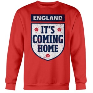 It's Coming Home England Red T-Shirt 2020 UEFA European Championship