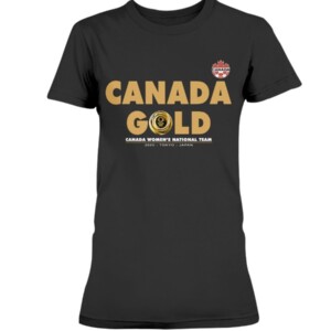 2020 Summer Olympics Women's Canada Soccer Gold Medal T-Shirt
