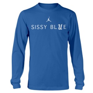 SISSY BLUE SHIRT UCLA Bruins football Ed Orgeron LSU Tigers football